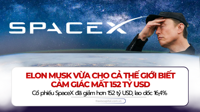 Cổ phiếu SpaceX giảm