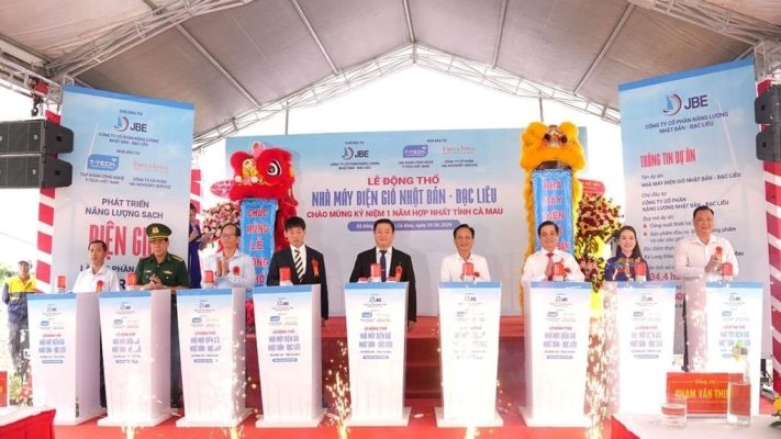 Động thổ dự án điện gió Cà Mau